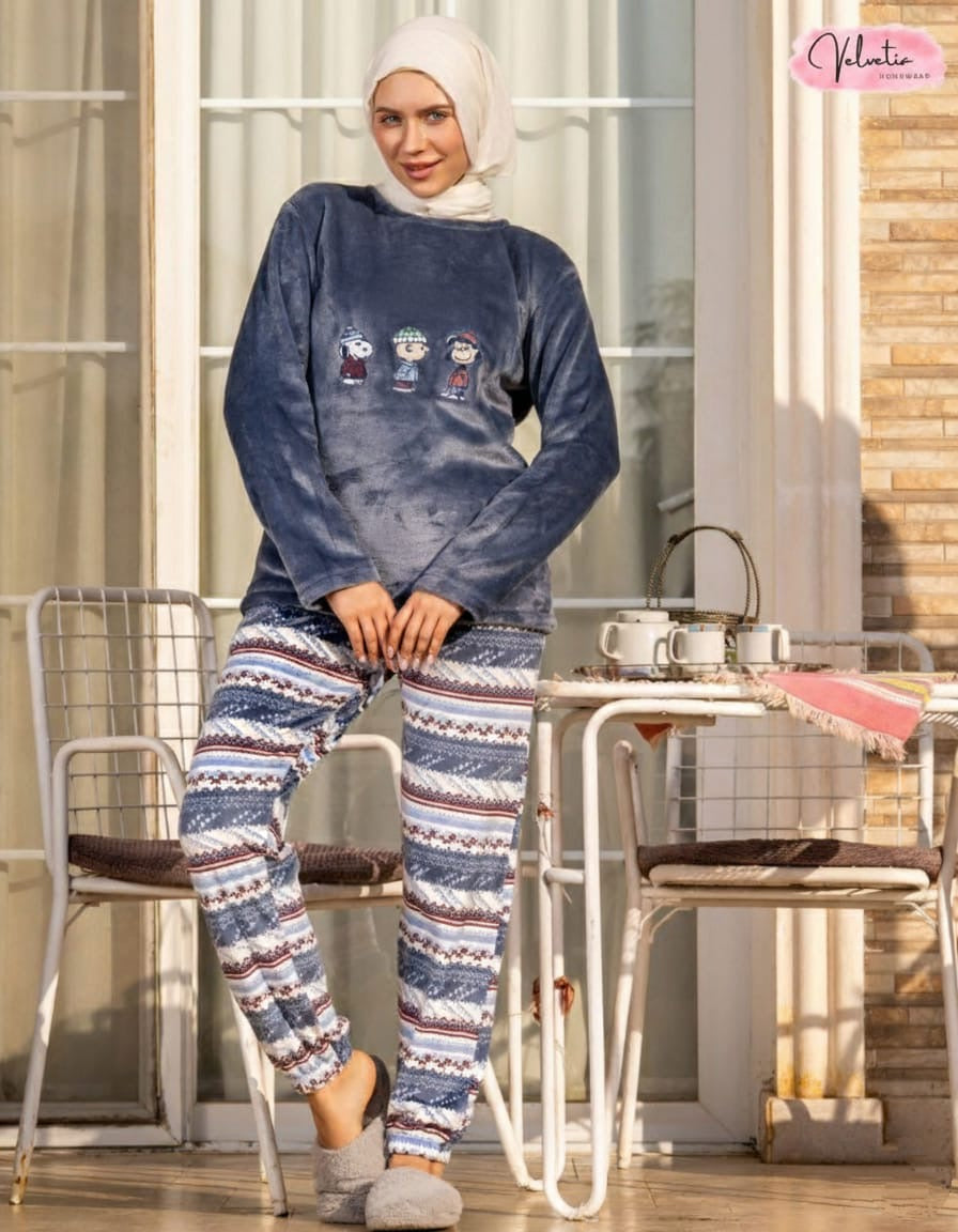 بيجامة نسائية شتوية ميمو 6002