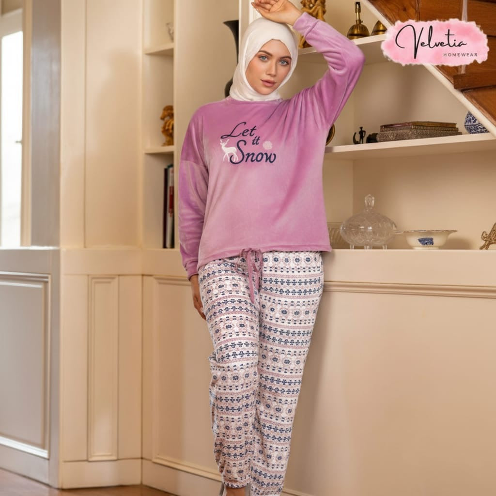 بيجامة نسائية شتوية ميمو 6001