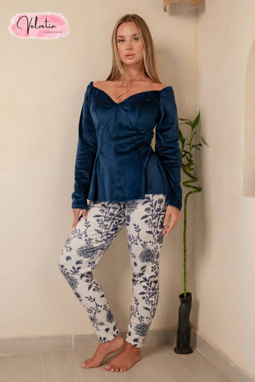 بيجامة نسائية شتوية ياسمينة 5009