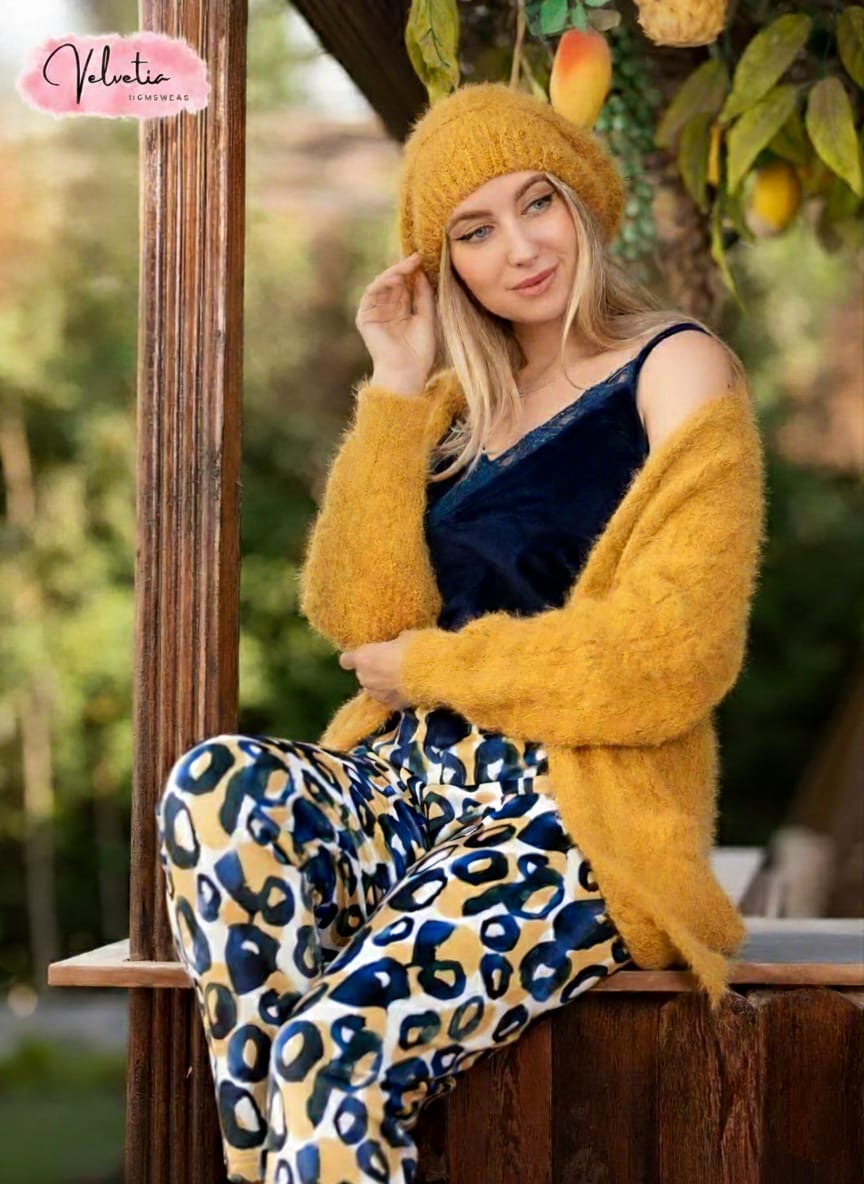 بيجامة شتوية نسائية مقاس واحد 7012