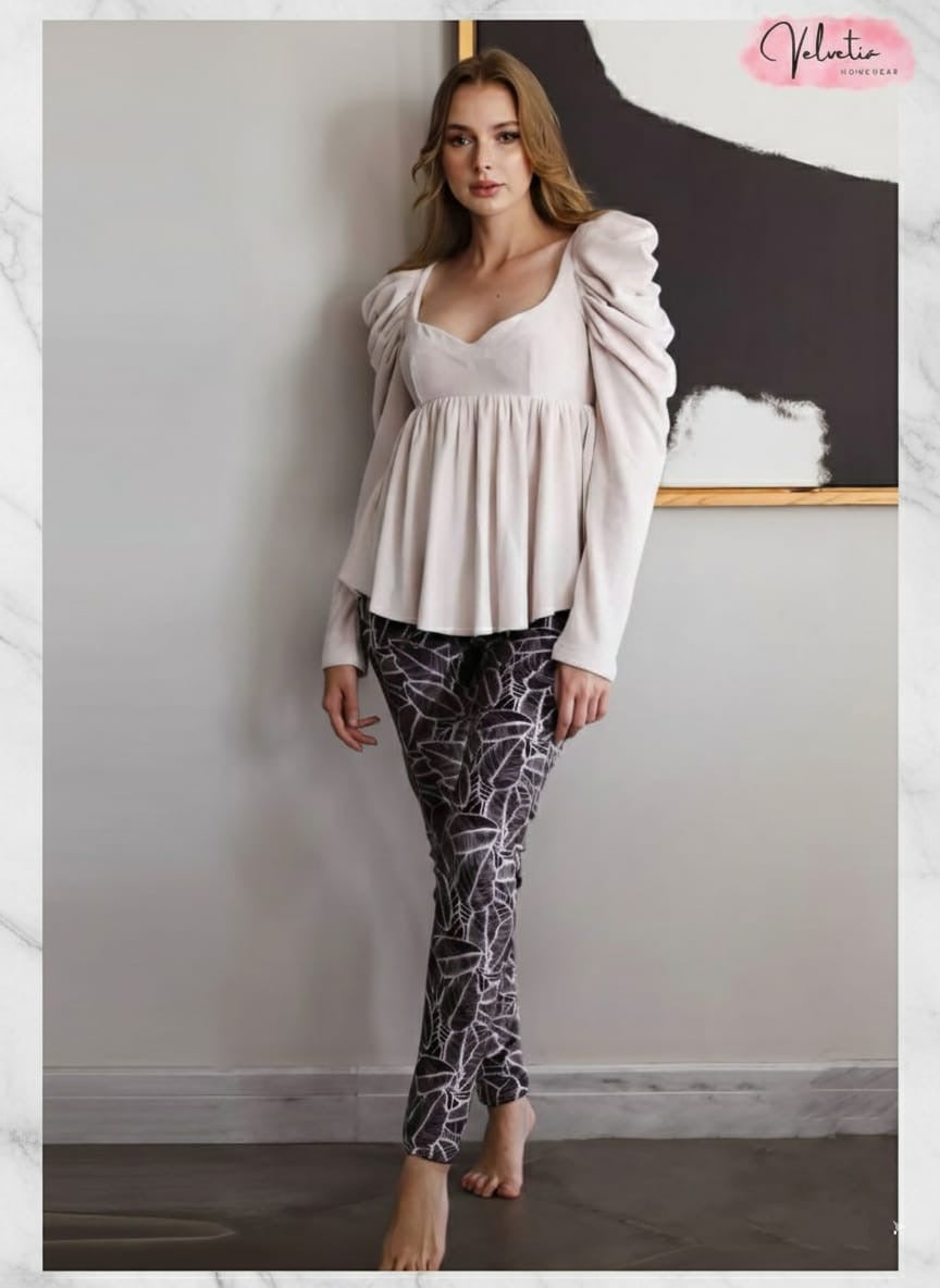 بيجامة شتوية نسائية مقاس واحد 7014