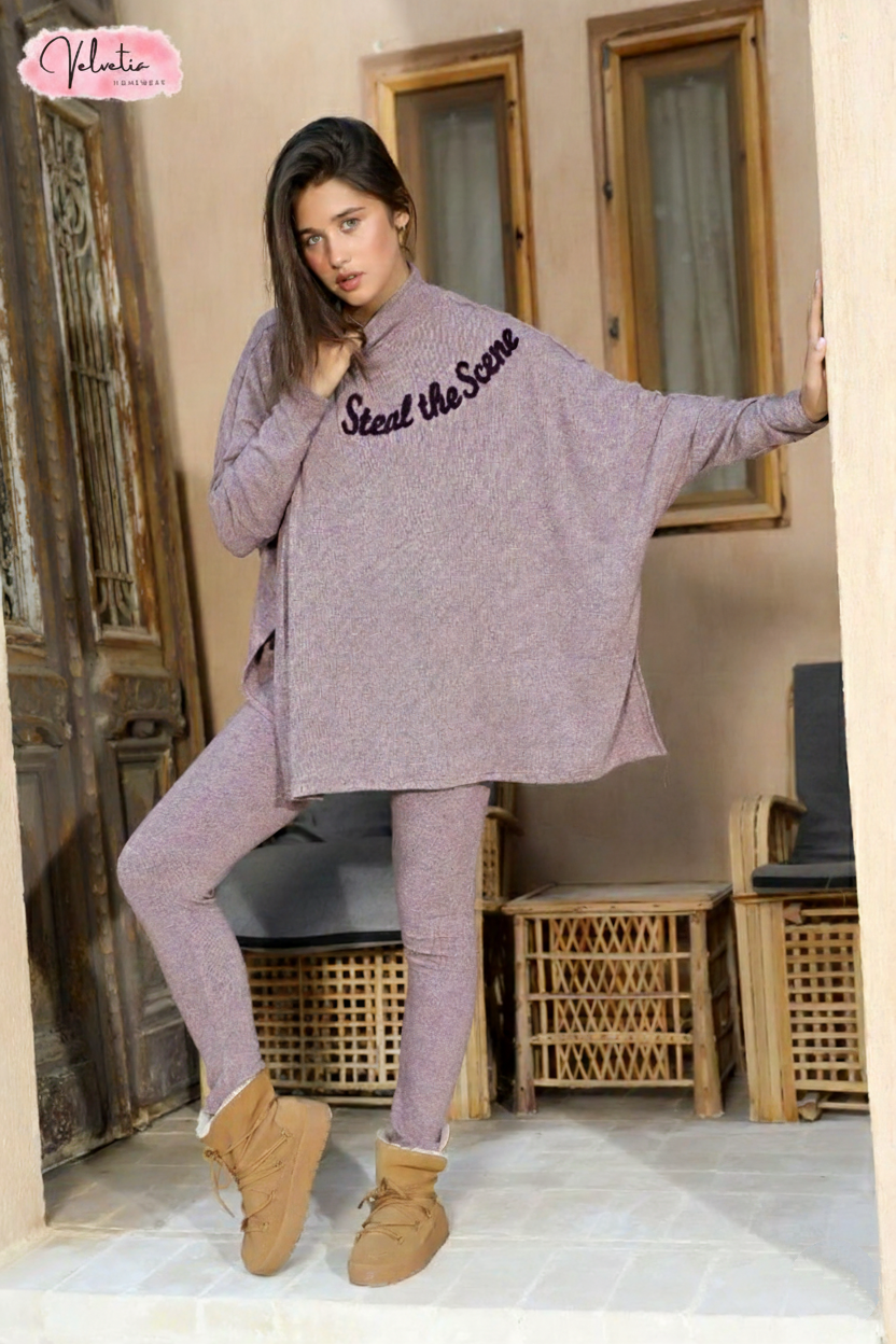 بيجامة شتوية نسائية Sm6263