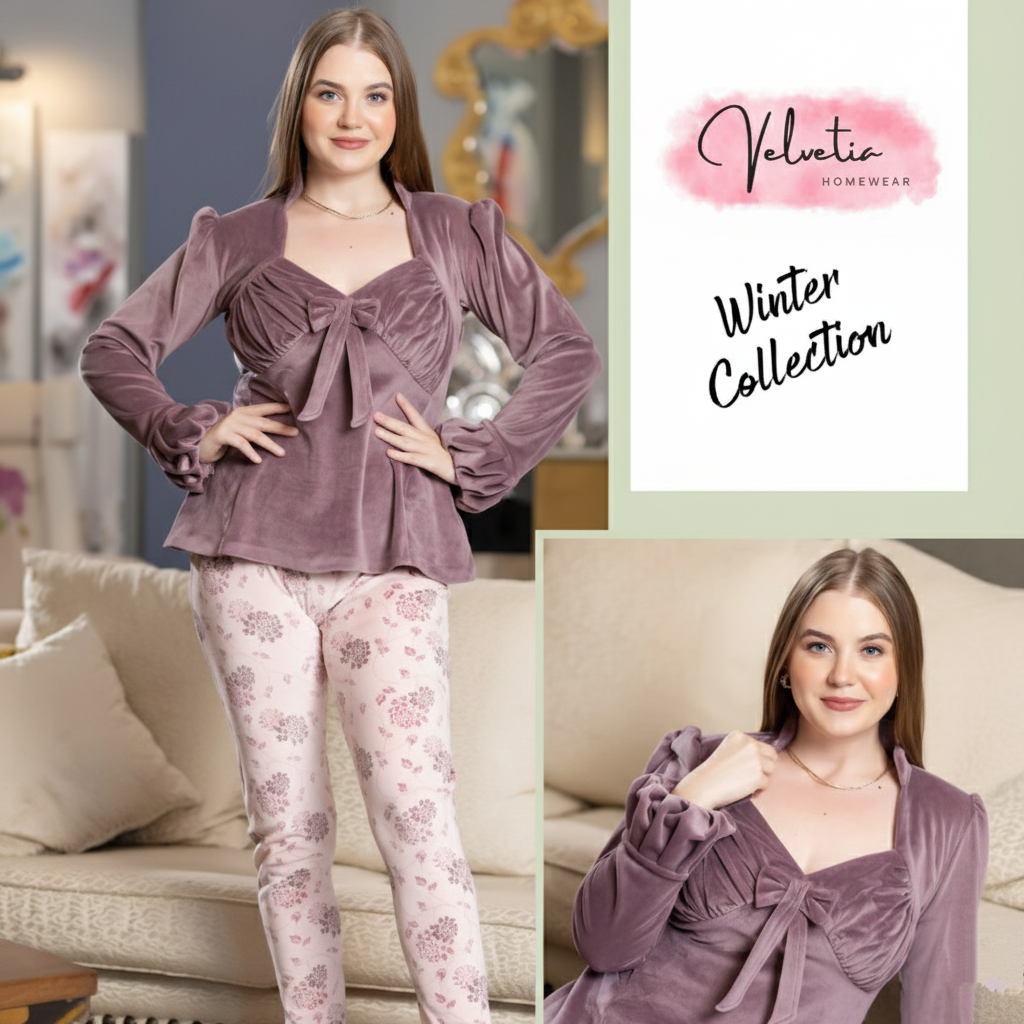 بيجامة شتوية نسائية Ga2602