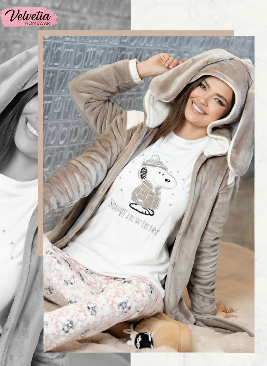 بيجامة شتوية نسائية Ga2632