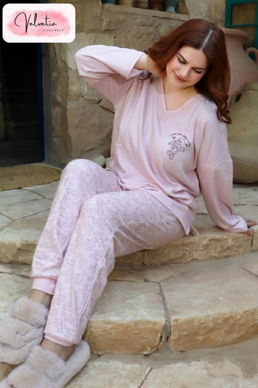 بيجامة نسائية شتوية Sm9313